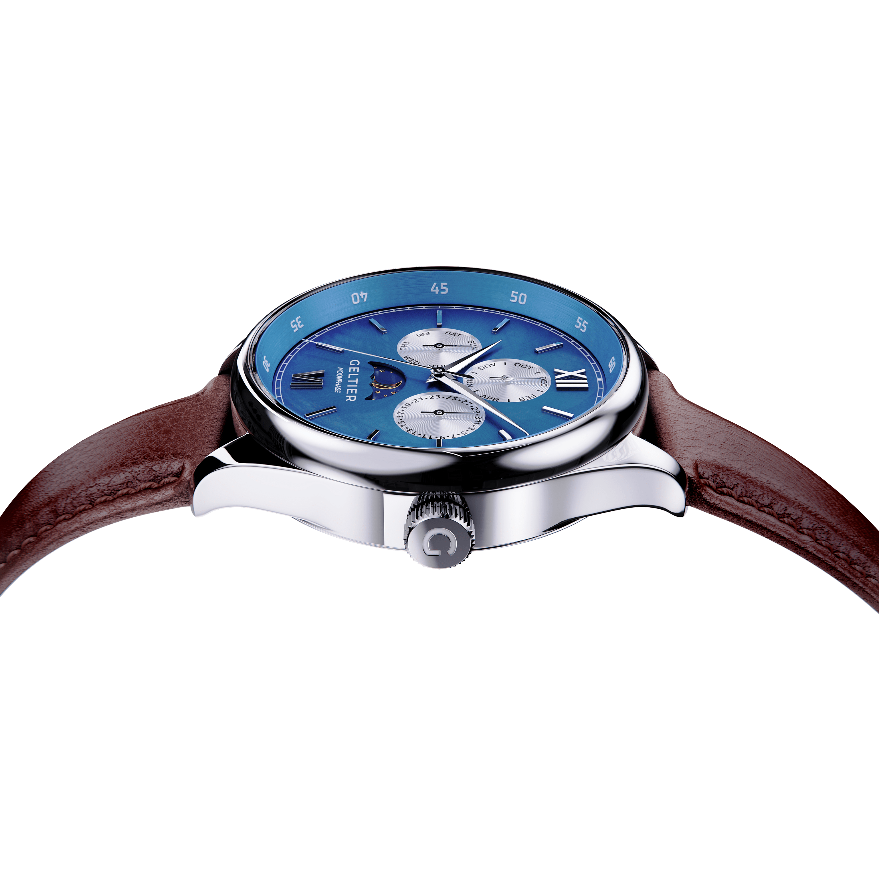 CRESCENT - Classic Blue Silver - Geltier