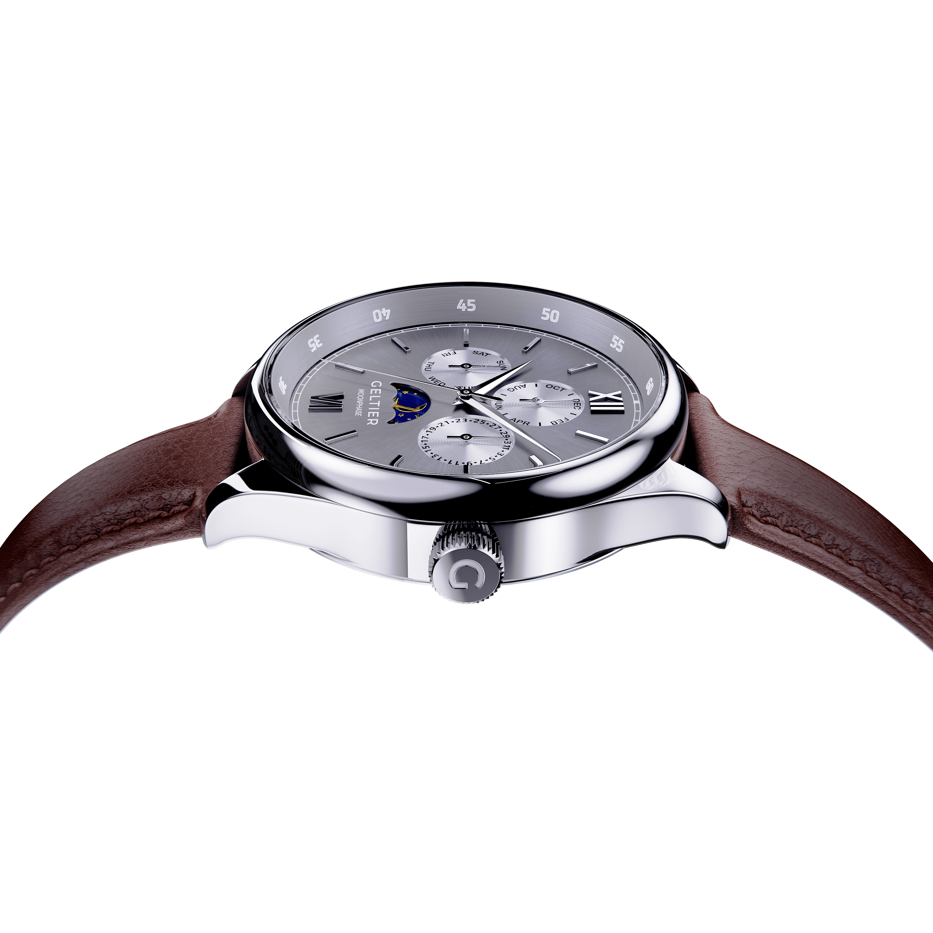 CRESCENT - Cool Gray Silver - Geltier