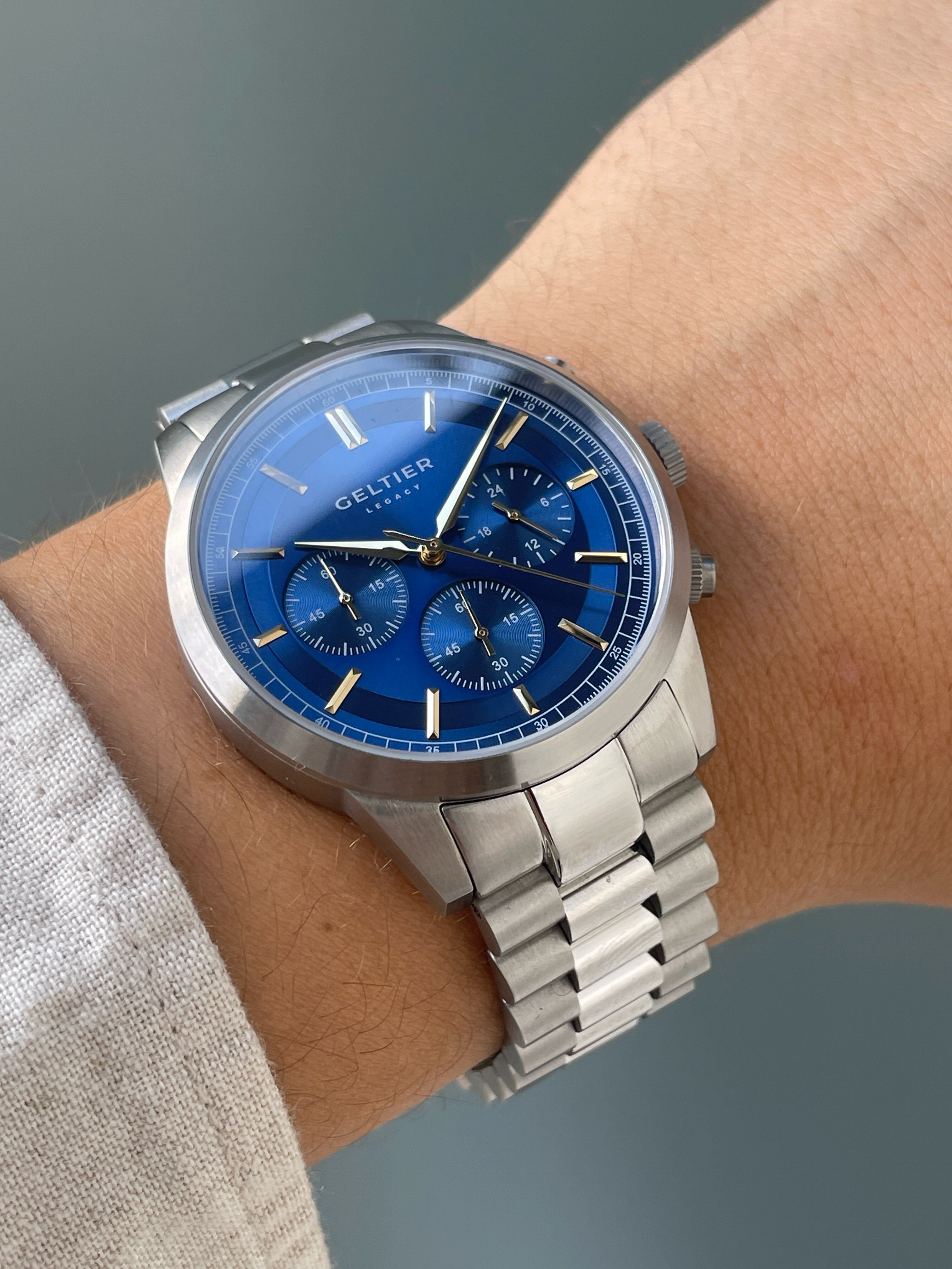 APEX - Cobalt Blue Silver
