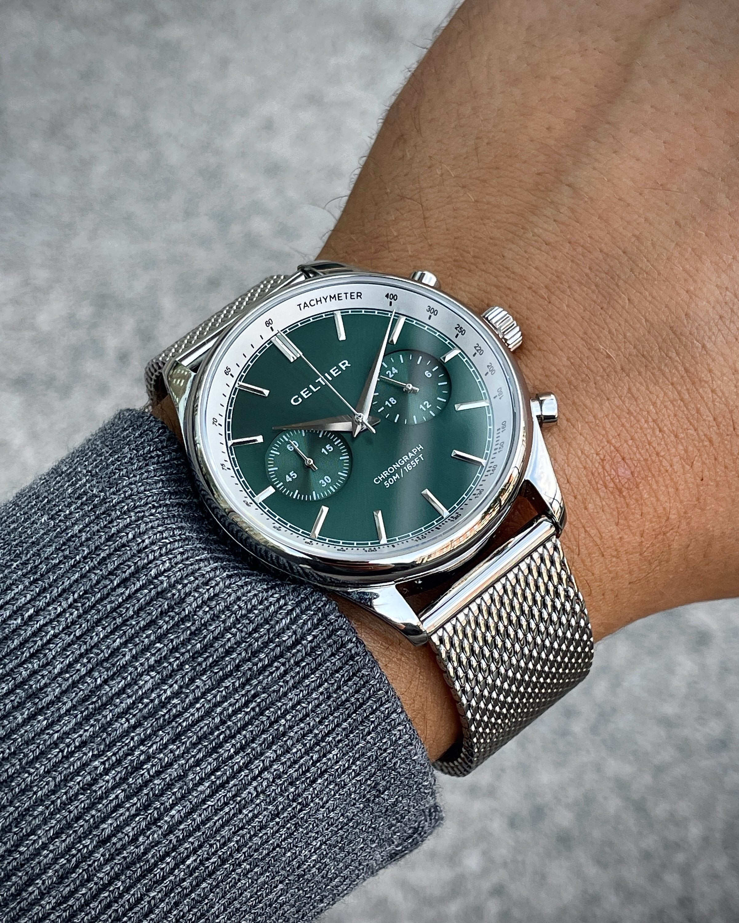 STRIDER - Forest Silver Steel
