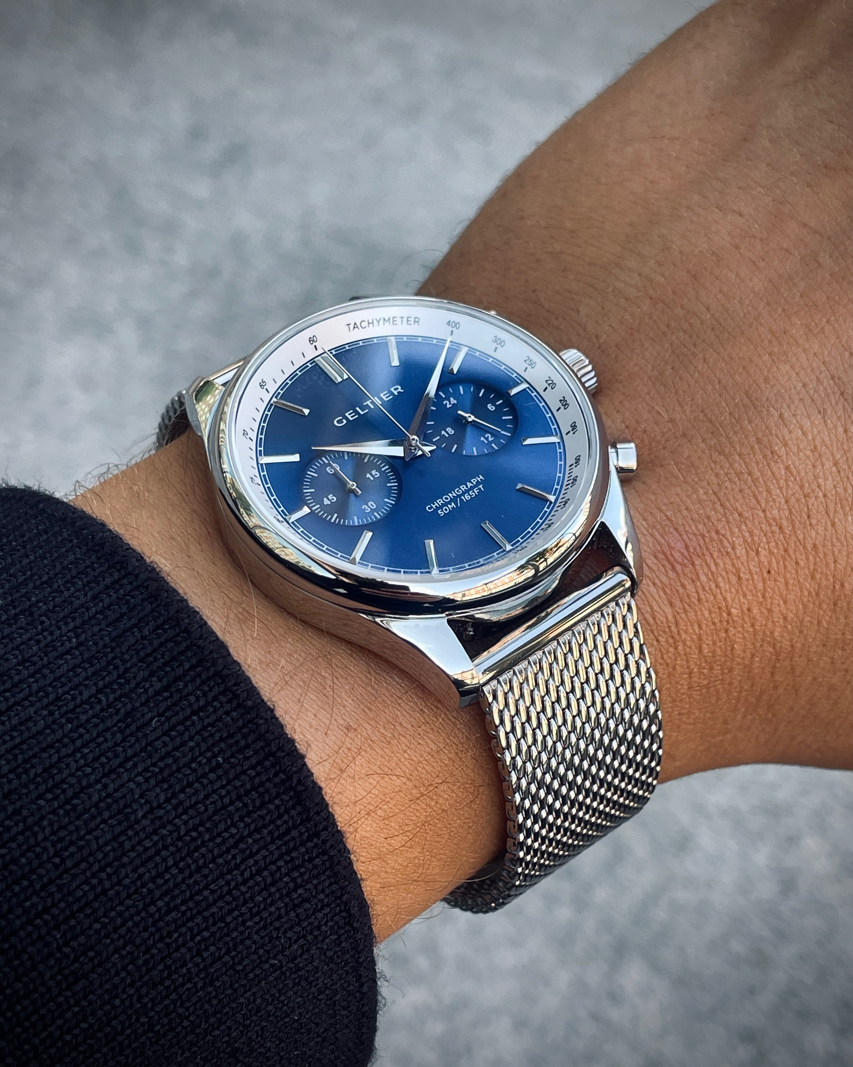 STRIDER - Royal Blue Silver Steel