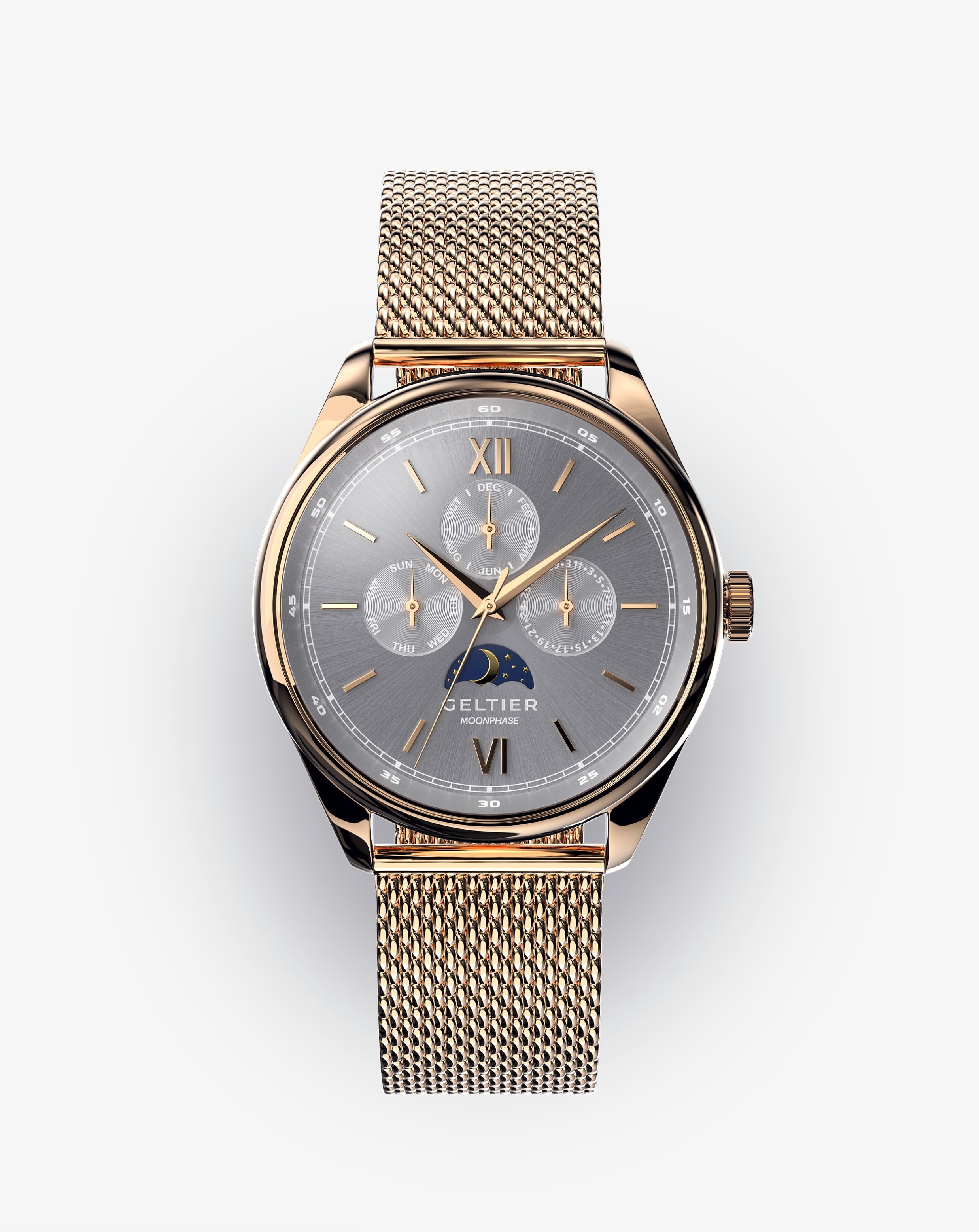 CRESCENT - Cool Gray Gold Steel